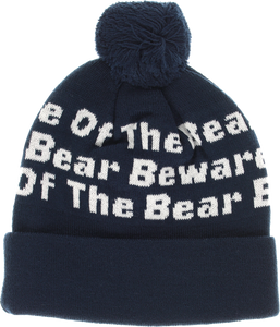 GRIZZLY BOTB POM BEANIE NAVY