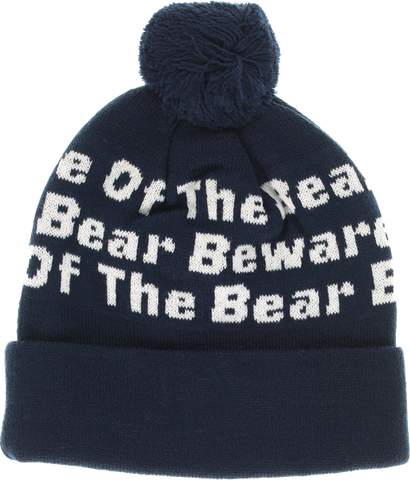 GRIZZLY BOTB POM BEANIE NAVY