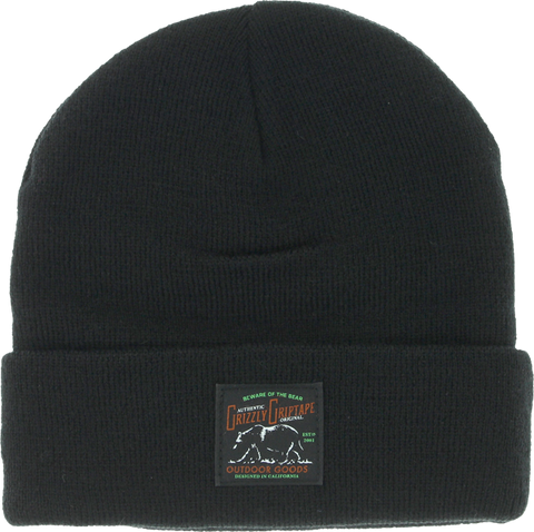 GRIZZLY DARK WOODS WATERPROOF BEANIE BLACK