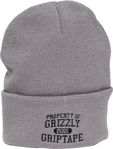 GRIZZLY PROPERTY OF GRIZZLY BEANIE GREY