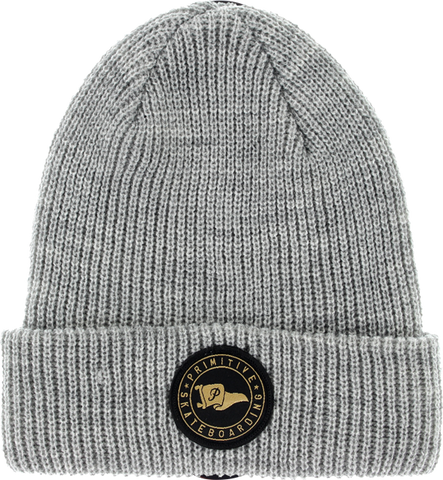 PRIMITIVE CIRCLE PENNANT FOLD BEANIE HTHR.GREY