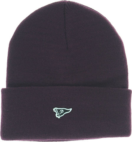 PRIMITIVE MINI PENNANT PATCH BEANIE BURGUNDY