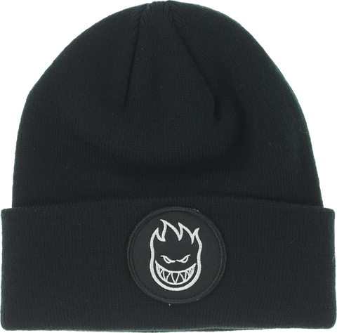 SPITFIRE BIGHEAD CIRCLE CUFF BEANIE BLACK