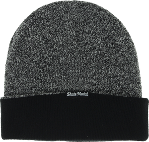 SKATE MENTAL REVERSIBLE BEANIE BLK/CHARCOAL