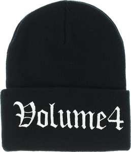 VOL4 LOCO POR VIDA BEANIE BLACK