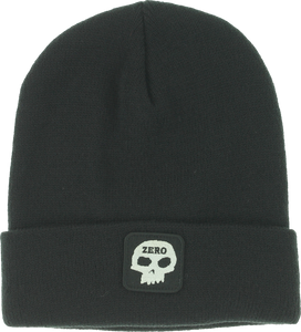 ZERO SKULL PATCH BEANIE BLACK