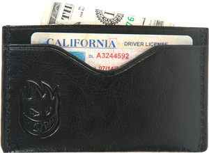 SPITFIRE BIGHEAD HOMBRE CREDIT CARD WALLET BLACK