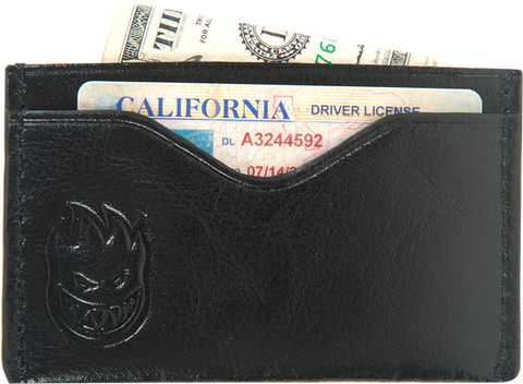 SPITFIRE BIGHEAD HOMBRE CREDIT CARD WALLET BLACK