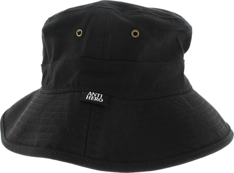 AH ANTI HERO LABEL BOONIE HAT BLACK