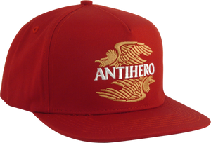 ANTI HERO AHXR EMBLEM HAT ADJ-RED