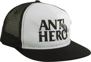 ANTI HERO DOG HUMP MESH HAT ADJ-WHT/BLK