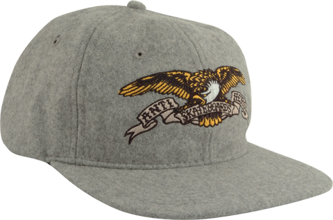 ANTI HERO EAGLE EMBLEM HAT ADJ-GREY