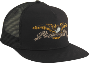 ANTI HERO EAGLE EMBLEM MESH HAT ADJ-BLACK