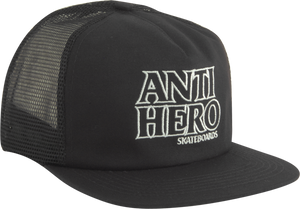 ANTI HERO OUTLINE HERO MESH HAT ADJ-BLK/WHT