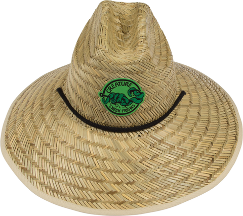 CREATURE CREEK FREAKS STRAW HAT TAN