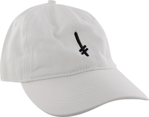 DW GANG LOGO STRAPBACK HAT-WHITE/BLK