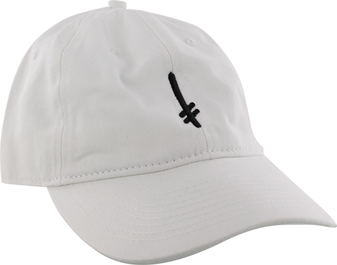 DW GANG LOGO STRAPBACK HAT-WHITE/BLK