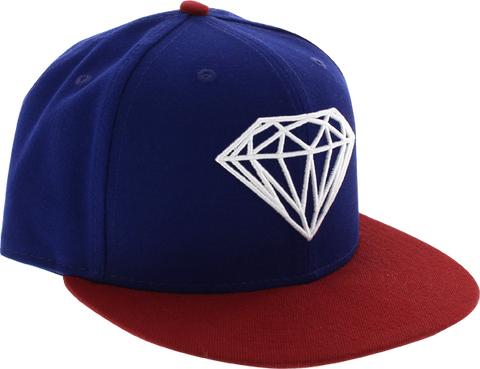 DIAMOND BRILLIANT HAT 7 ROYAL/RED