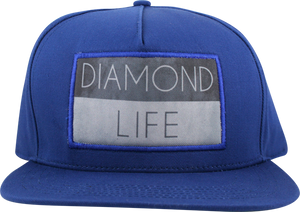 DIAMOND LIFE FLAG HAT ADJ-ROYAL snapback