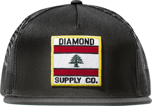 DIAMOND MY COUNTRY MESH HAT ADJ-BLACK