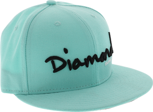 DIAMOND OG SCRIPT HAT 7-3/8" DMND.BLU/BLK newera