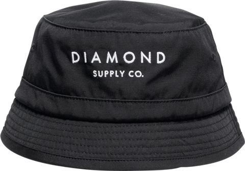 DIAMOND STONE CUT BUCKET HAT S/M-BLACK