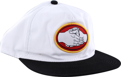 DOOM SAYERS SNAKE BITE PENANT HAT ADJ-WHT/BLK