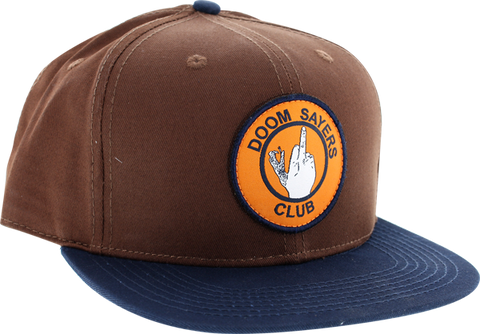 DOOM SAYERS UP YOURS HAT ADJ-BRN/NAVY