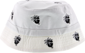 GRIZZLY PALM G BUCKET HAT OFA-WHITE