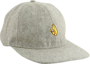 KROOKED SKATEBOARDS SHMOLO EMBLEM HAT ADJ-GREY