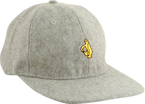 KROOKED SKATEBOARDS SHMOLO EMBLEM HAT ADJ-GREY