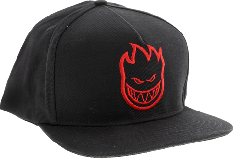 SPITFIRE BIGHEAD HAT ADJ-BLK/RED