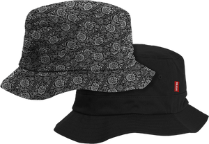 SF BIGHEAD PAISLEY BUCKET REVERSIBLE HAT BLK/WHT