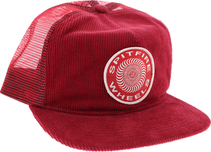 SPITFIRE OG CLASSIC PATCH CORD MESH HAT ADJ-RED