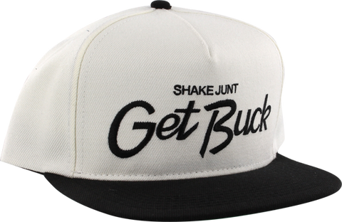 SJ GET BUCK HAT ADJ-WHT/BLK