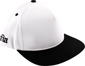 SK8MAFIA OLD E SIDE LOGO HAT ADJ-WHITE