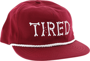 TIRED BONES HAT ADJ-BURGUNDY