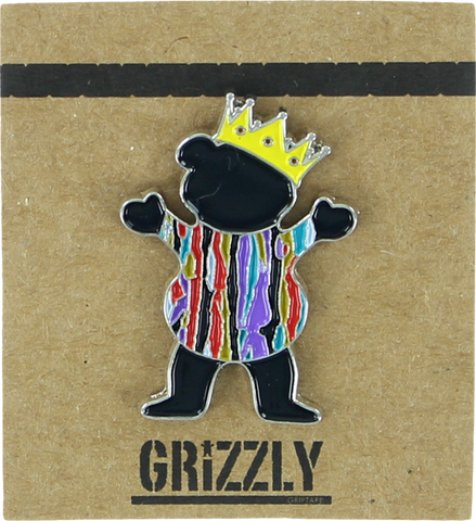 GRIZZLY GRIPTAPE BIGGIE BEAR PIN