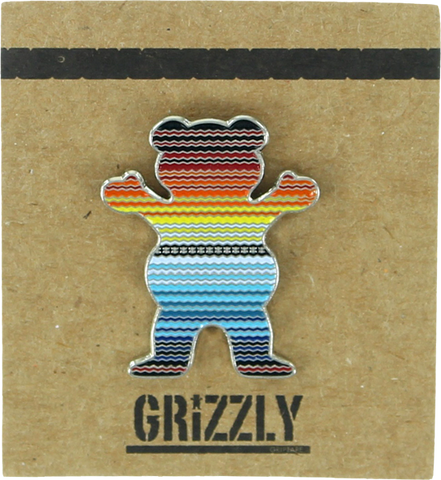 GRIZZLY GRIPTAPE MEXICAN BLANKET PIN