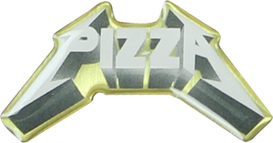 PIZZA METAL ENAMEL PIN