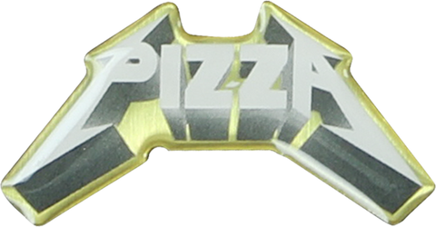 PIZZA METAL ENAMEL PIN