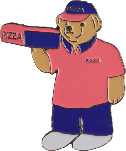 PIZZA PIZZA BEAR ENAMEL PIN