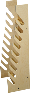 STANDING WOOD BOARD RACK SMALL -9 slots