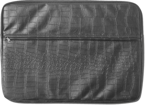 DIAMOND CROC LAPTOP BAG BLACK