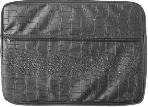 DIAMOND CROC LAPTOP BAG BLACK