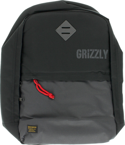 GRIZZLY GRIPTAPE DAY TRAIL BACKPACK BLK/CHARCOAL