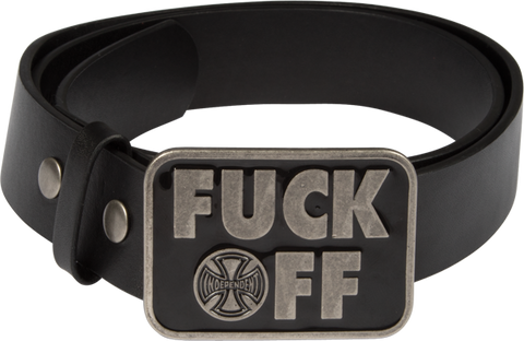 INDEPENDENT FUCK OFF WEB BELT S/M-BLACK