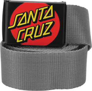 SANTA CRUZ CLASSIC DOT WEB BELT CHARCOAL