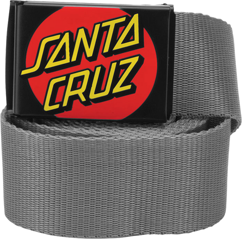 SANTA CRUZ CLASSIC DOT WEB BELT CHARCOAL