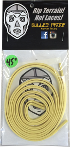 BULLETPROOF KEVLAR SHOE LACES 45" GOLD single set